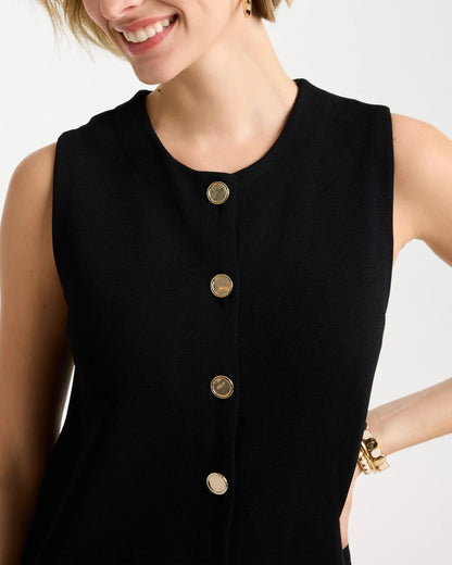 Chico's Refined Crewneck Sweater Vest