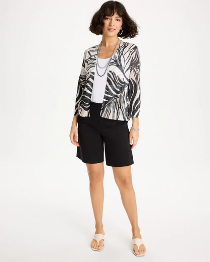 Chico's Vacay Leaf Summer Romance Cardigan