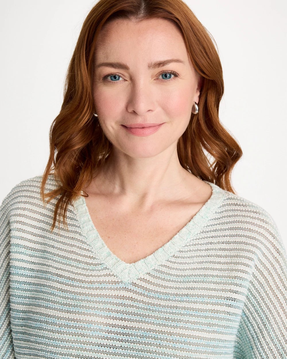 Chico's Space Dyed Pullover Sweater