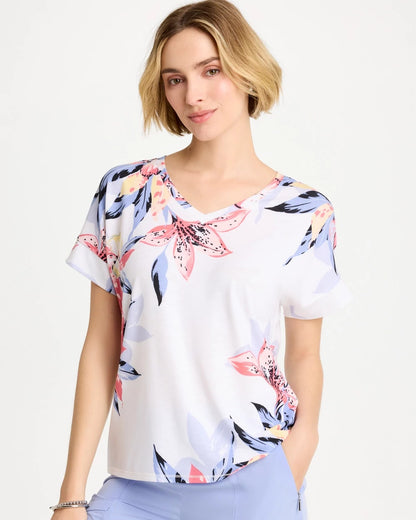 Chico's Zenergy® Lily Drop Shoulder Tee
