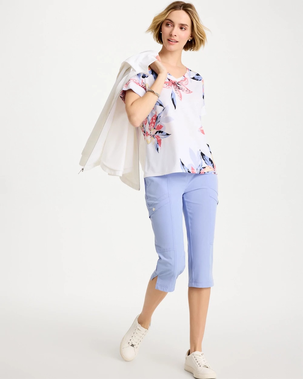 Chico's Zenergy® Lily Drop Shoulder Tee