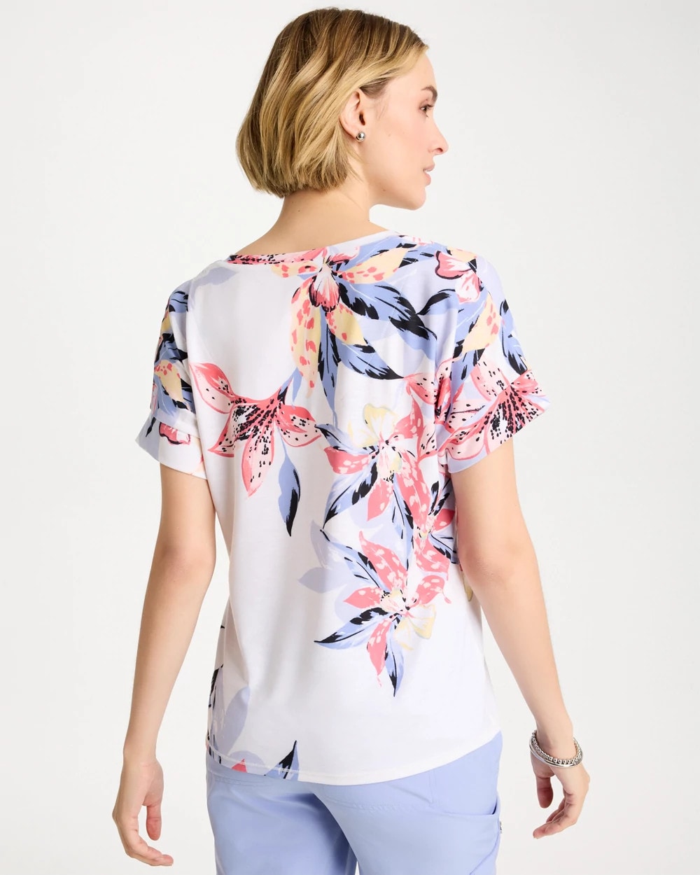 Chico's Zenergy® Lily Drop Shoulder Tee