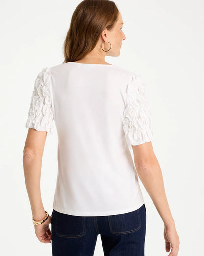 Chico's Knit 3D Sleeve Tee