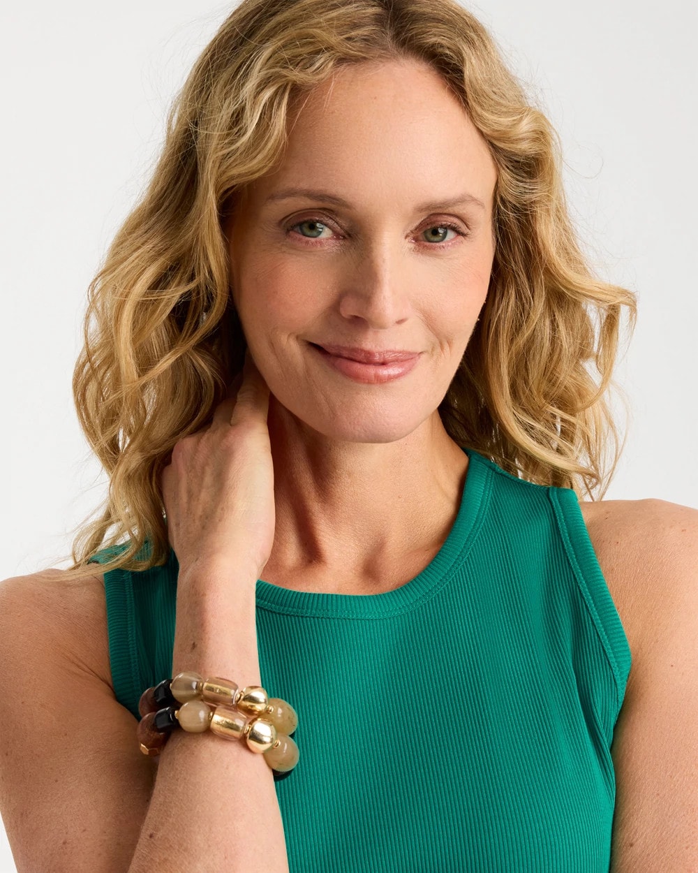 Chico's High Neck Rib Tank