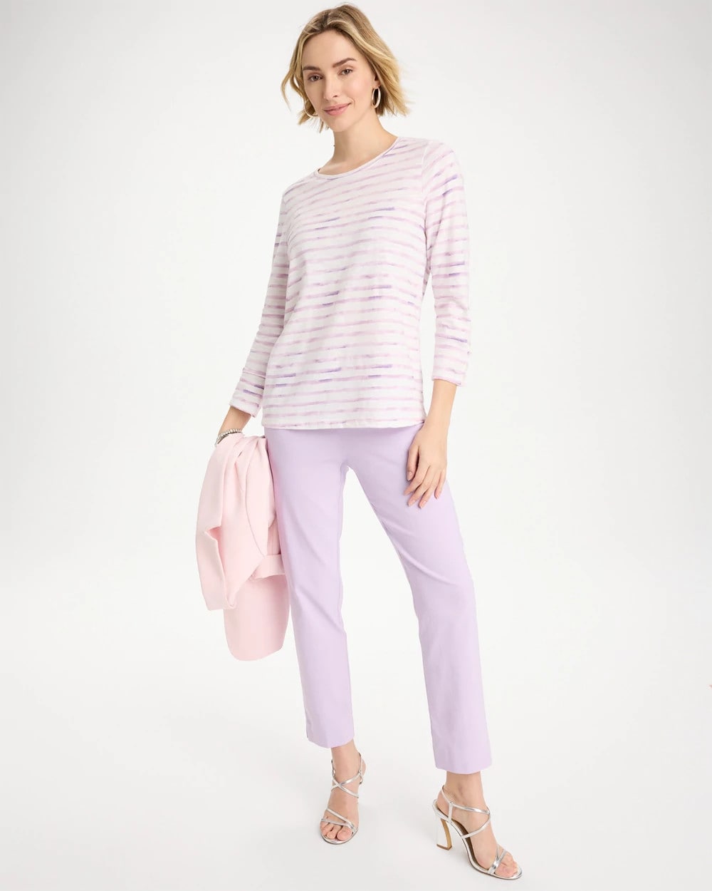 Chico's Palermo Cotton Slub Tee
