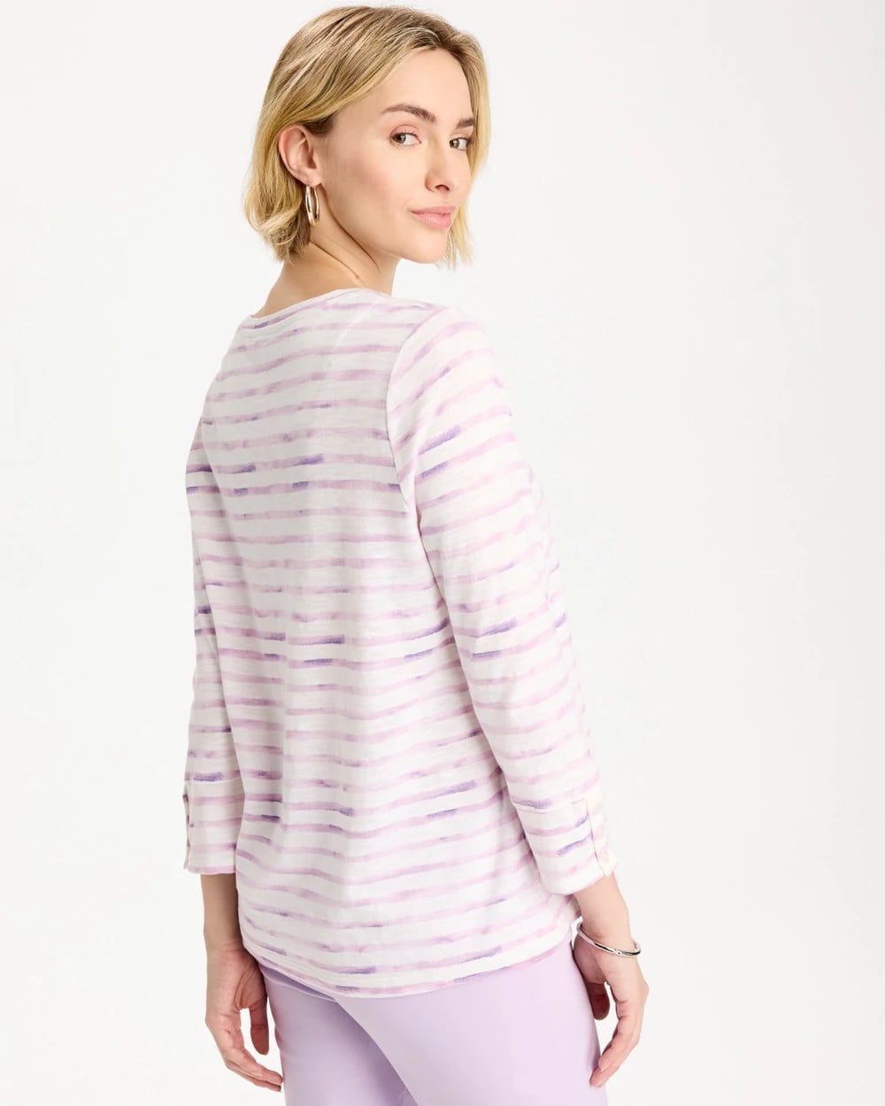Chico's Palermo Cotton Slub Tee