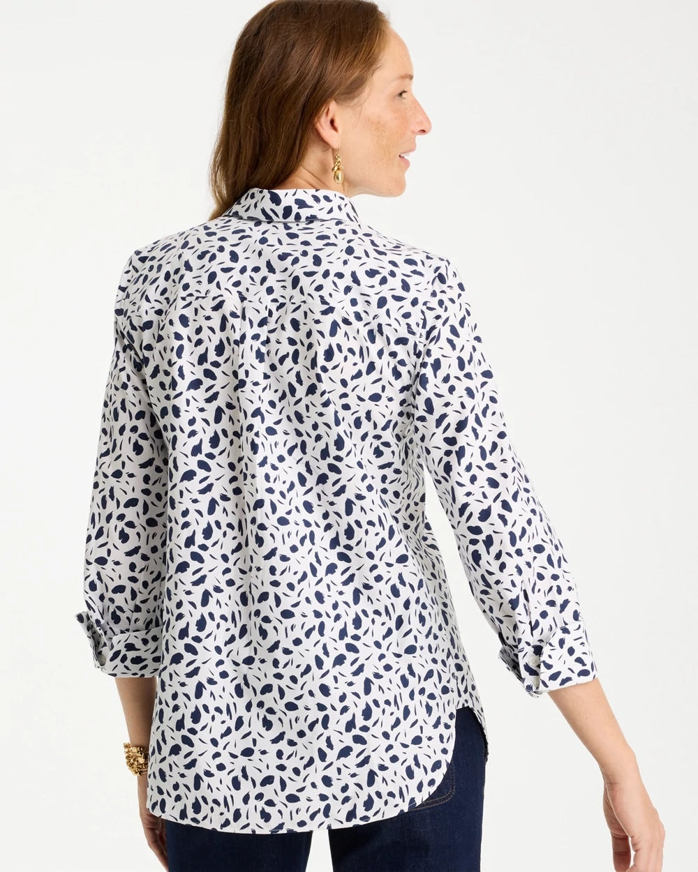 Chico's No Iron™ Stretch Printed Shirt