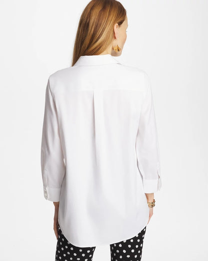 Chico's No Iron™ Stretch Splitneck Tunic