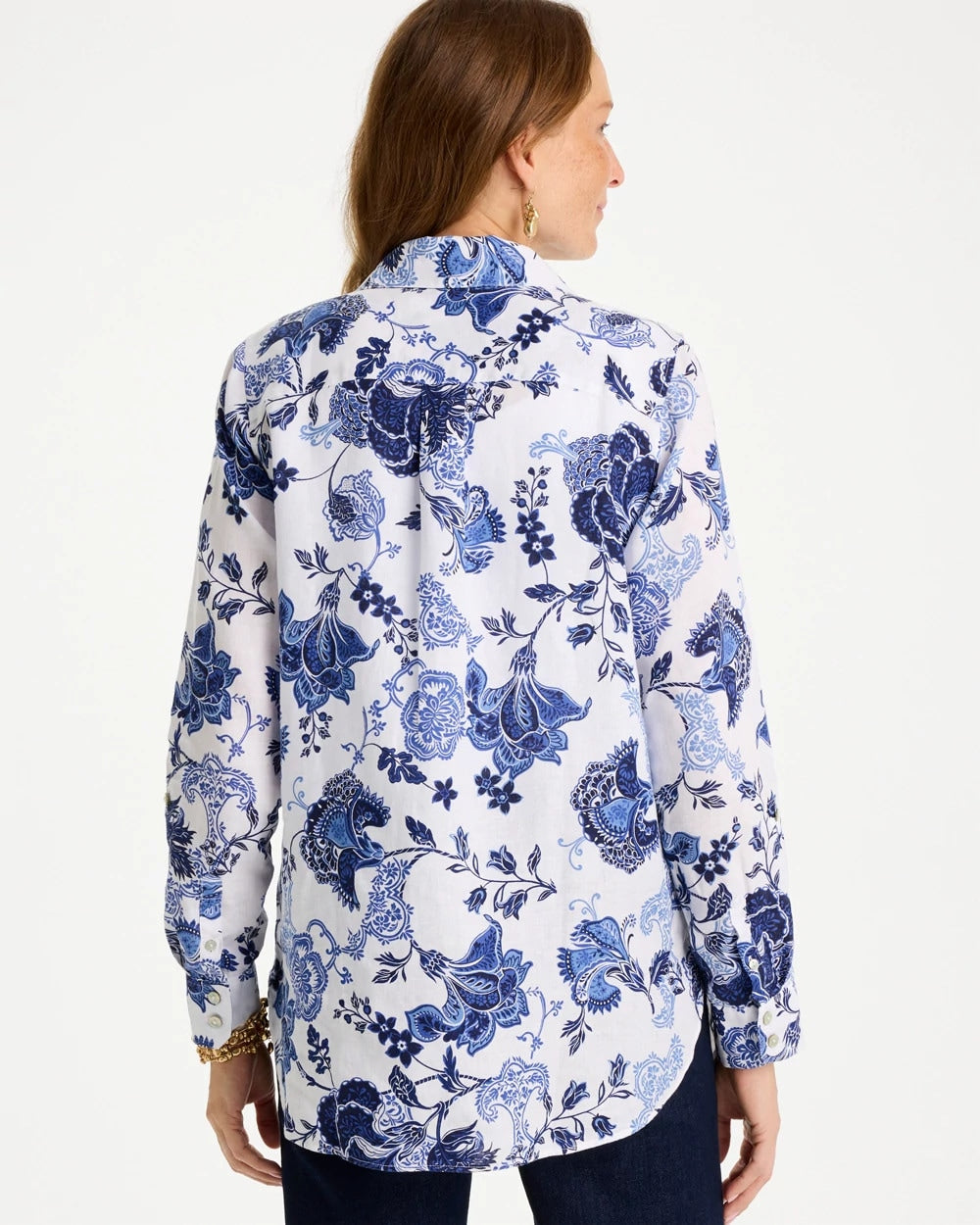 Chico's No Iron™ Linen Bloom Shirt