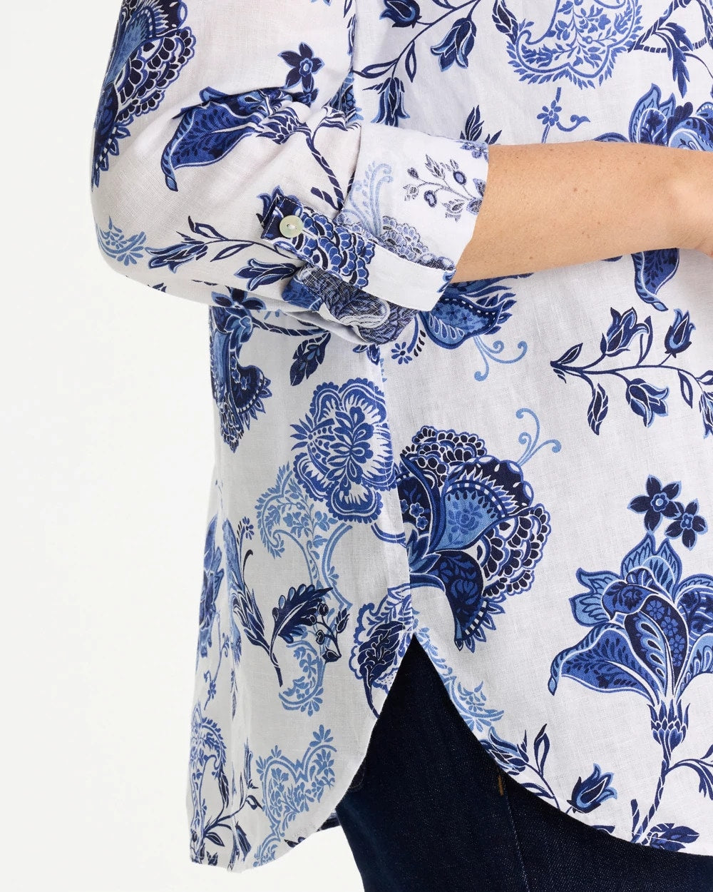 Chico's No Iron™ Linen Bloom Shirt