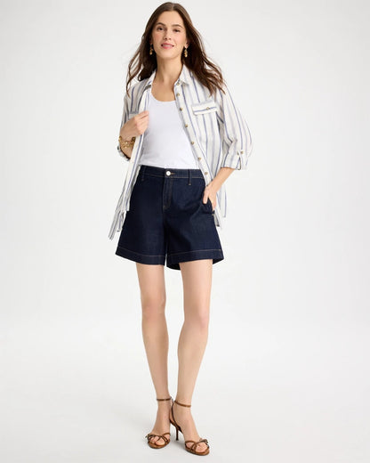 Chico's Linen-Cotton Utility Tunic