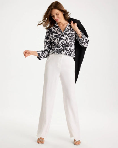 Chico's No Iron™ Linen Palm Shirt