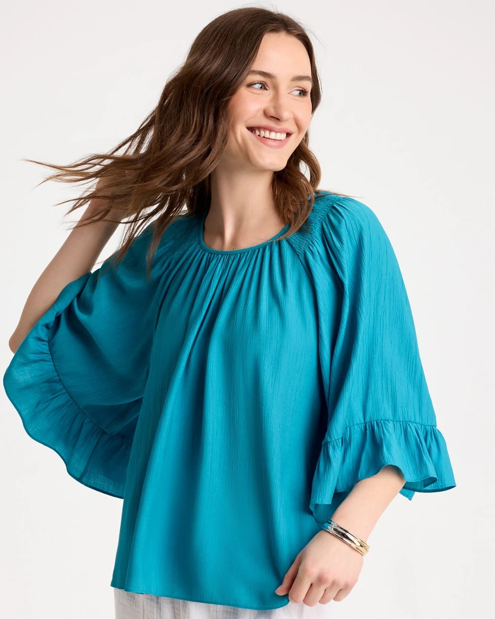 Chico's Georgette Swing Blouse