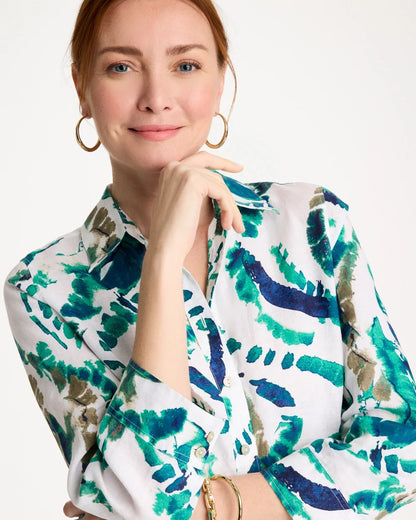 Chico's No Iron™ Athena Dye Linen Shirt