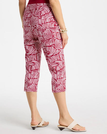 Chico's Brigitte™ Slim Geo Pull-On Capri Pant