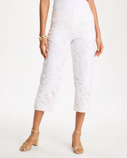 Chico's Lace Cropped Pants