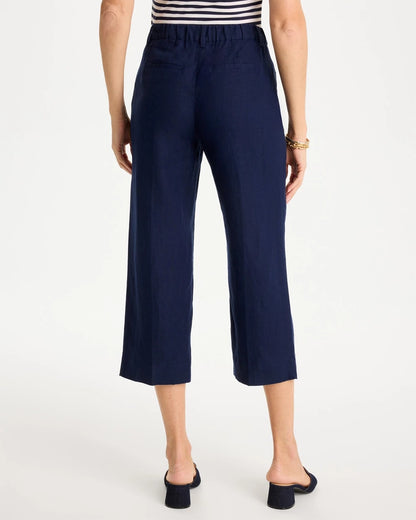 Chico's Linen Fly Front Pants
