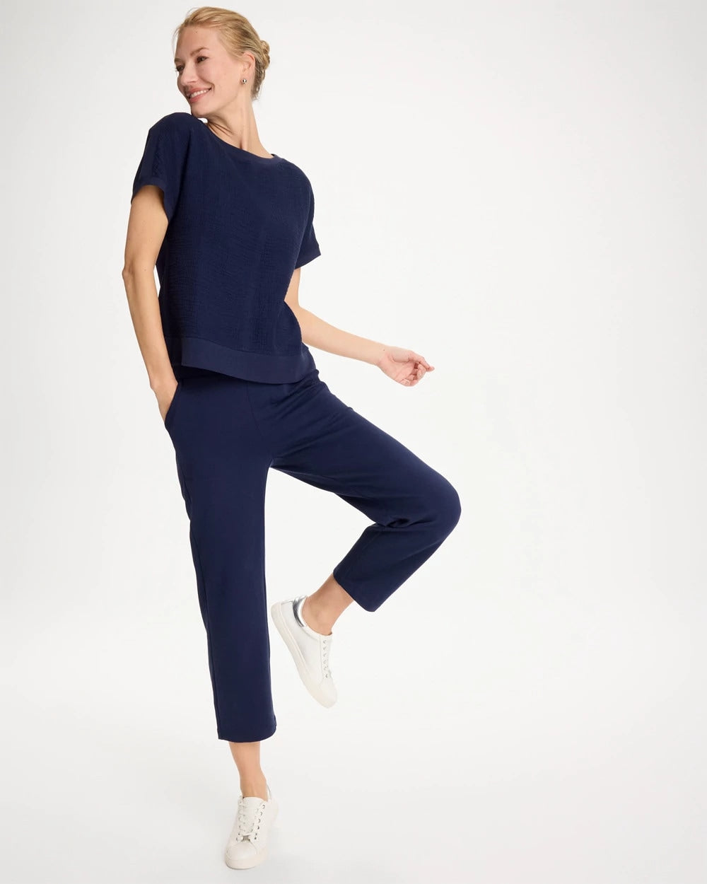 Chico's Zenergy® French Terry Cropped Pants