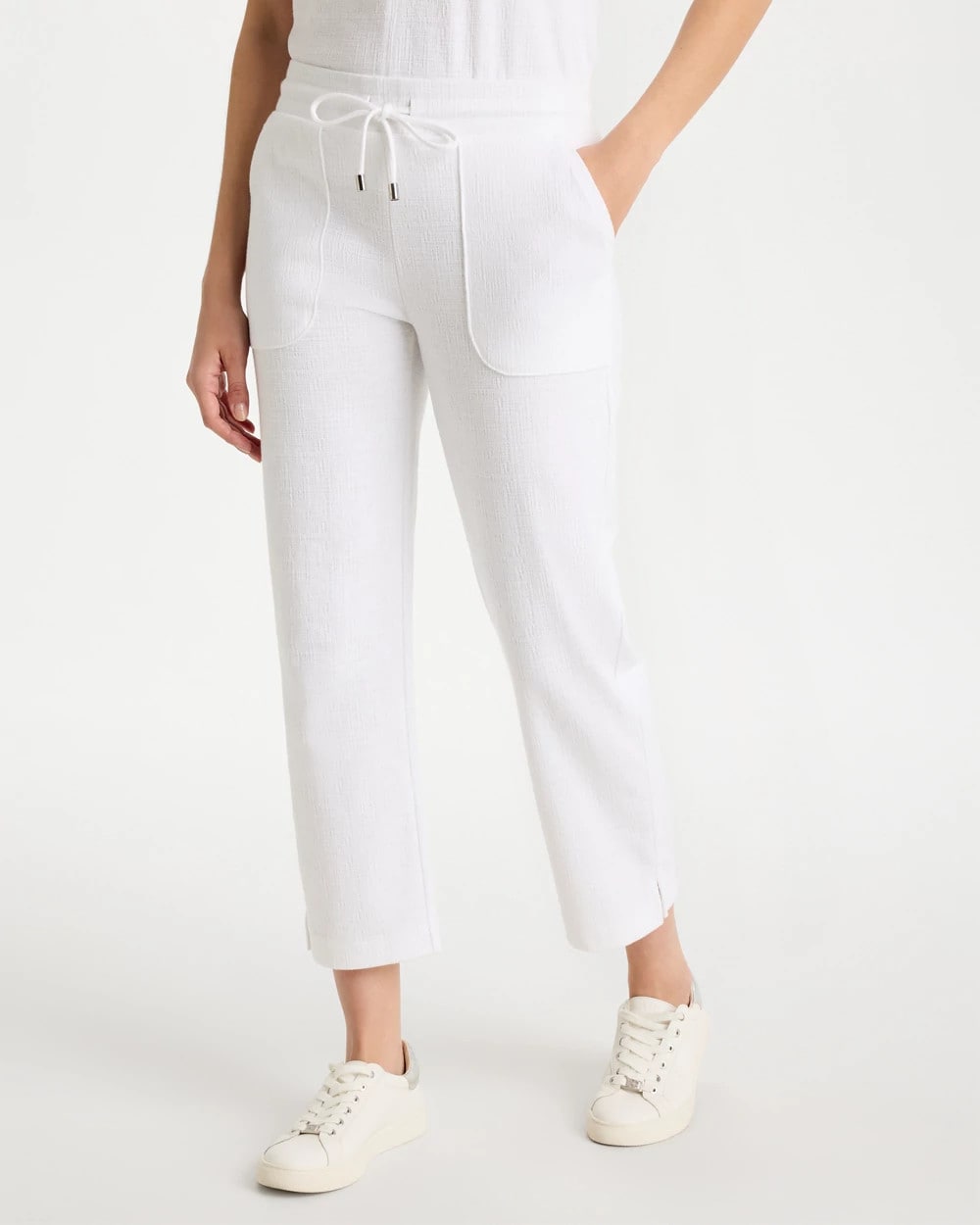 Chico's Zenergy® Crosshatch Knit Cropped Pants