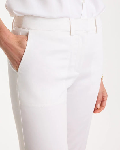 Chico's Emme Sateen Straight Capri Pants
