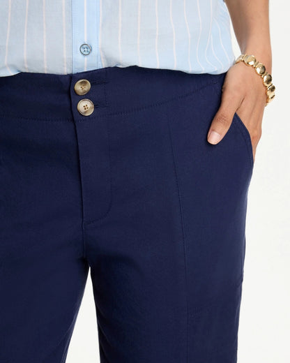Chico's Relaxed Linen Crop Pant