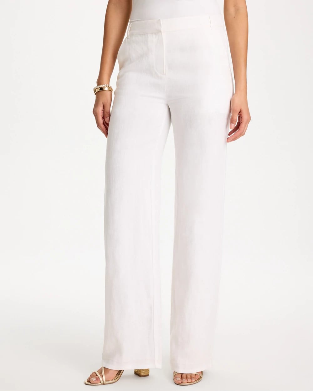 Chico's Straight-Leg Linen Pants