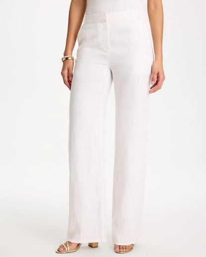 Chico's Straight-Leg Linen Pants