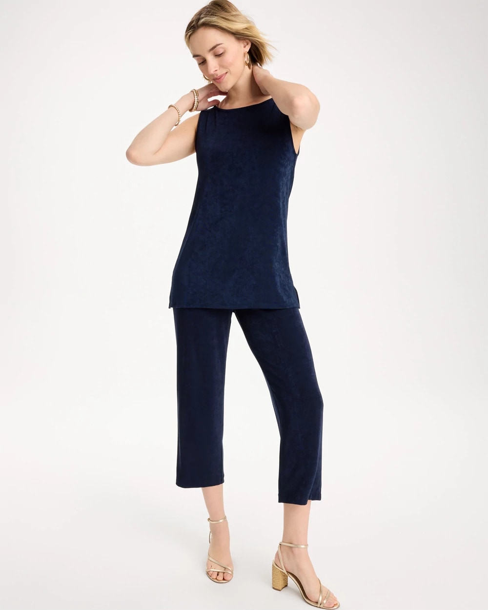 Chico's Travelers™ No Tummy Cropped Pants