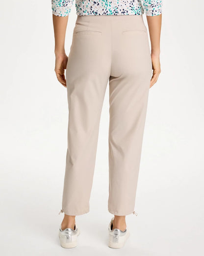 Chico's Zenergy® Striped UPF Bungee Crop Pants