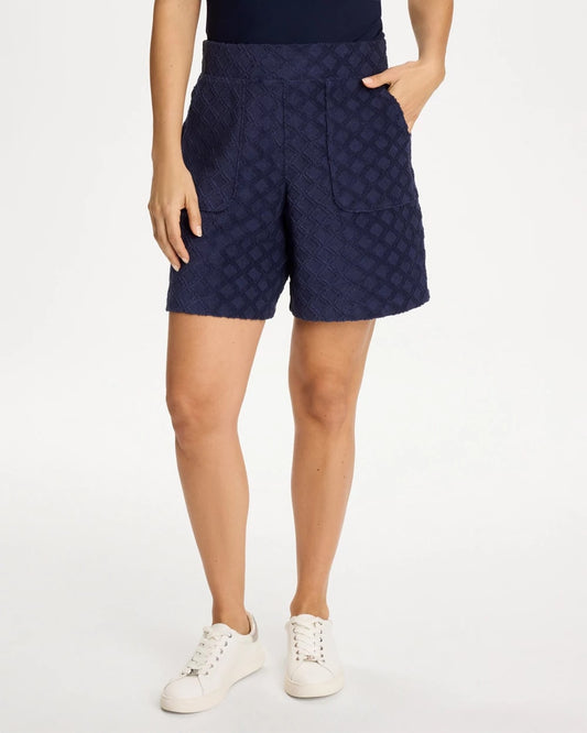 Chico's Zenergy® Terry Cloth Jacquard Shorts