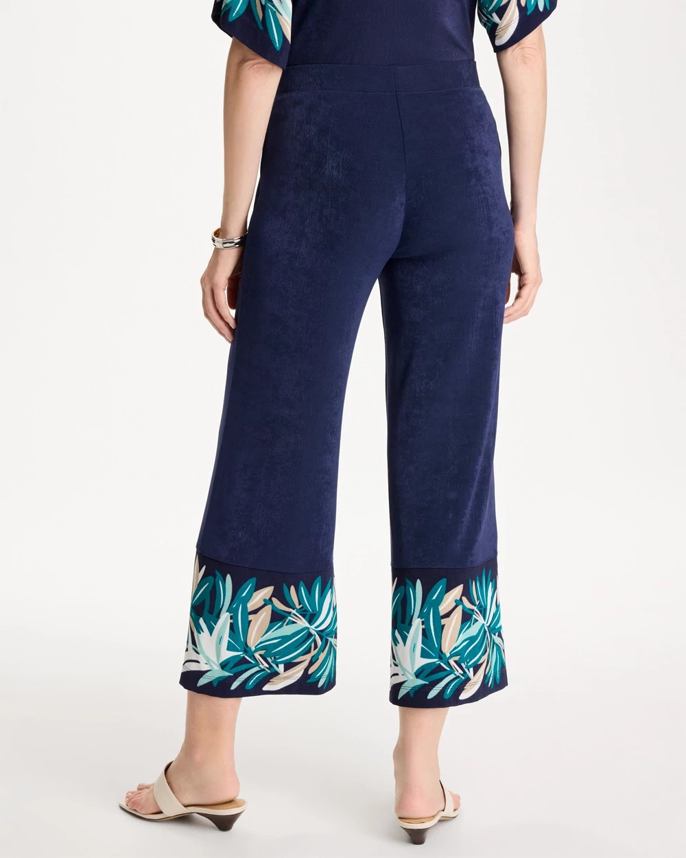 Chico's Travelers™ Palm Border Crop Pant