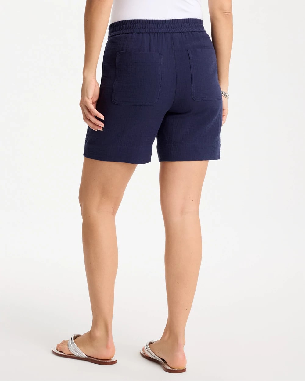 Chico's Gauze Cotton Shorts