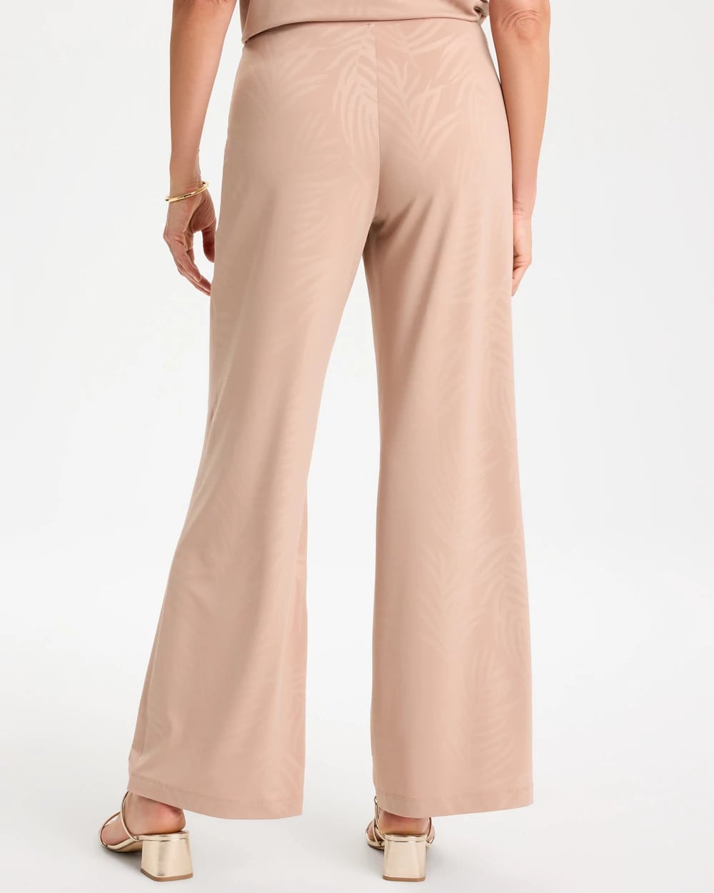 Chico's Travelers™ Palm Embossed Knit Pants