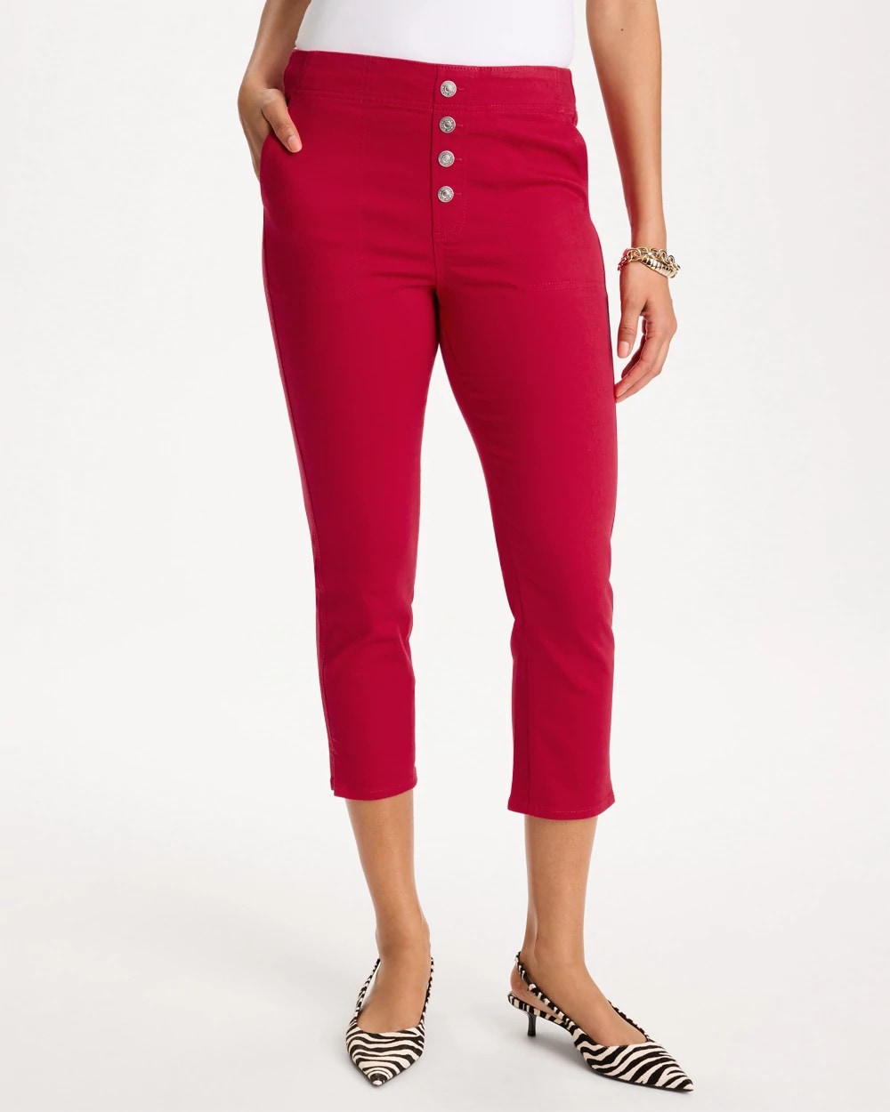 Chico's Pull-On Capri Jeans