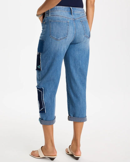 Chico's Relaxed Boyfriend Summer Jean