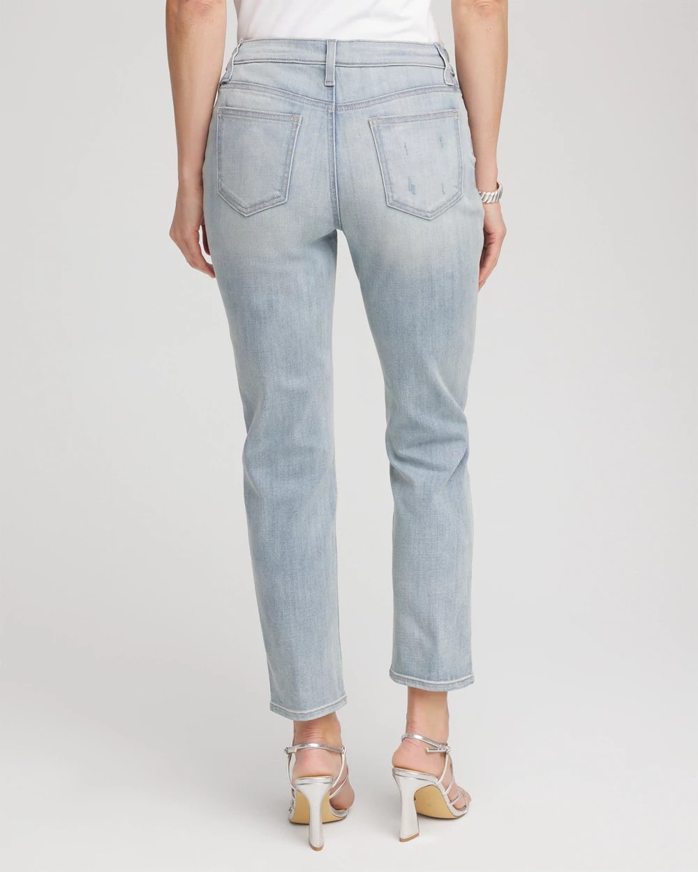 Chico's Girlfriend Slim Cropped Jeans