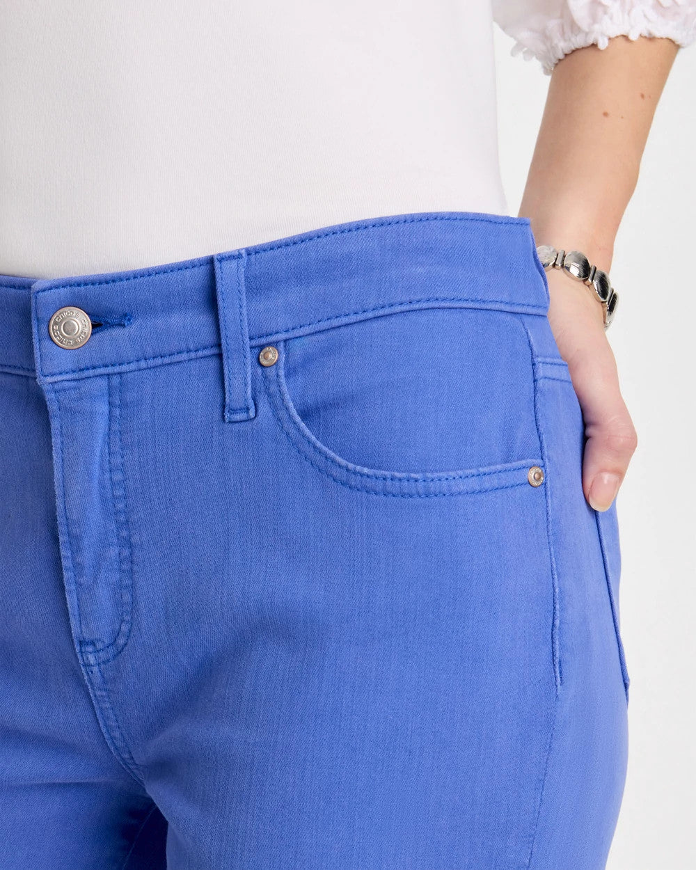 Chico's Girlfriend Slim Cropped Jeans
