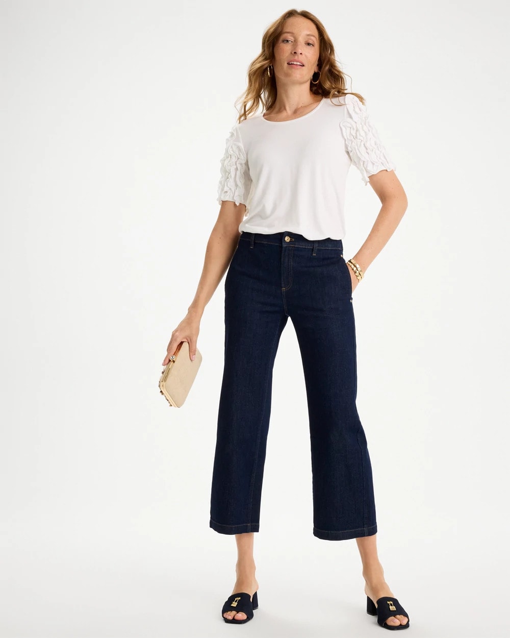 Chico's Straight Crop Trouser Jeans