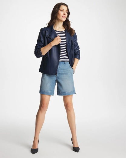 Chico's Denim Trouser Shorts