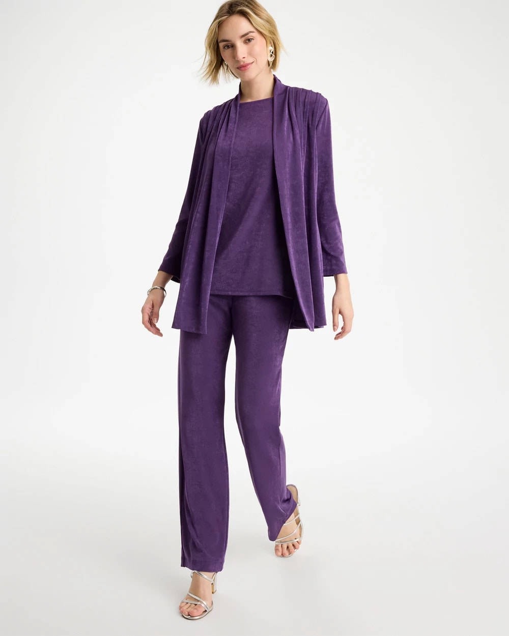 Chico's Travelers™ Pleat Front Jacket