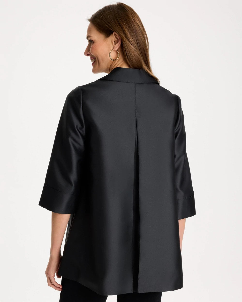 Chico's Travelers™ Collection Floral Long Jacket