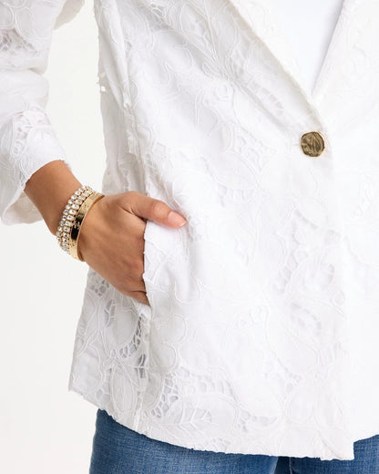 Chico's Classic Lace Blazer