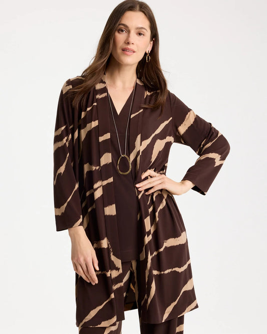 Chico's Travelers™ Knit Animal Print Duster Cardigan