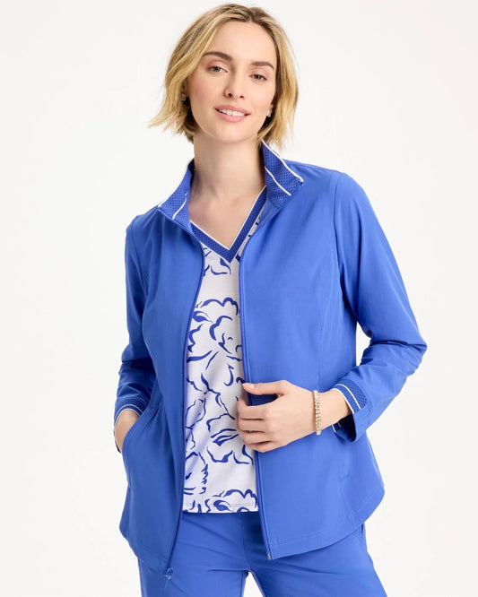 Chico's Zenergy® UPF Mesh Trim Jacket