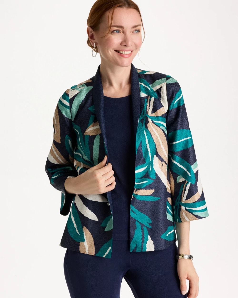 Chico's Travelers™ Collection Palm Crushed Jacket