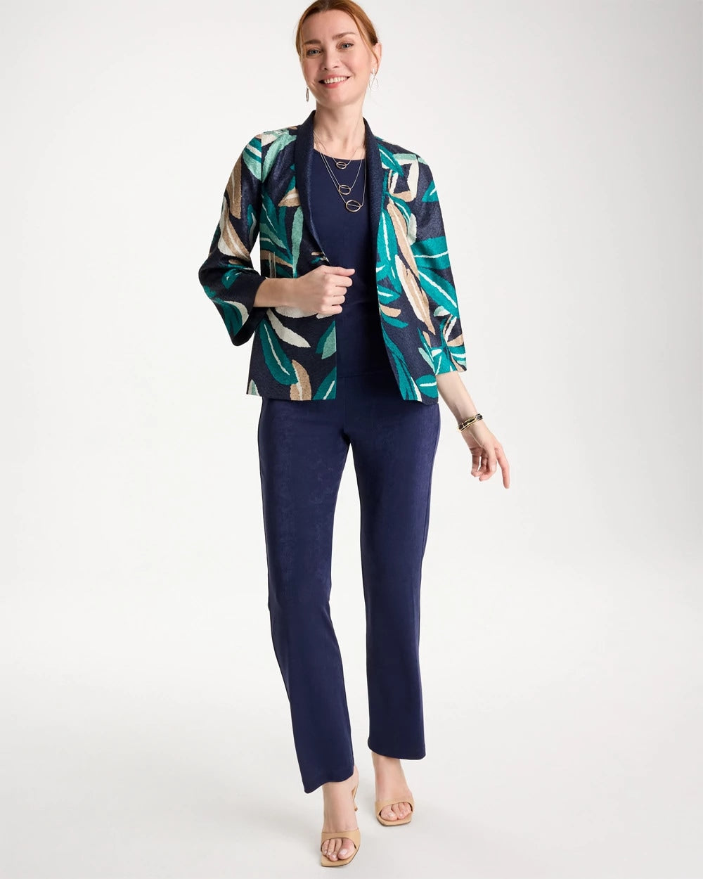 Chico's Travelers™ Collection Palm Crushed Jacket
