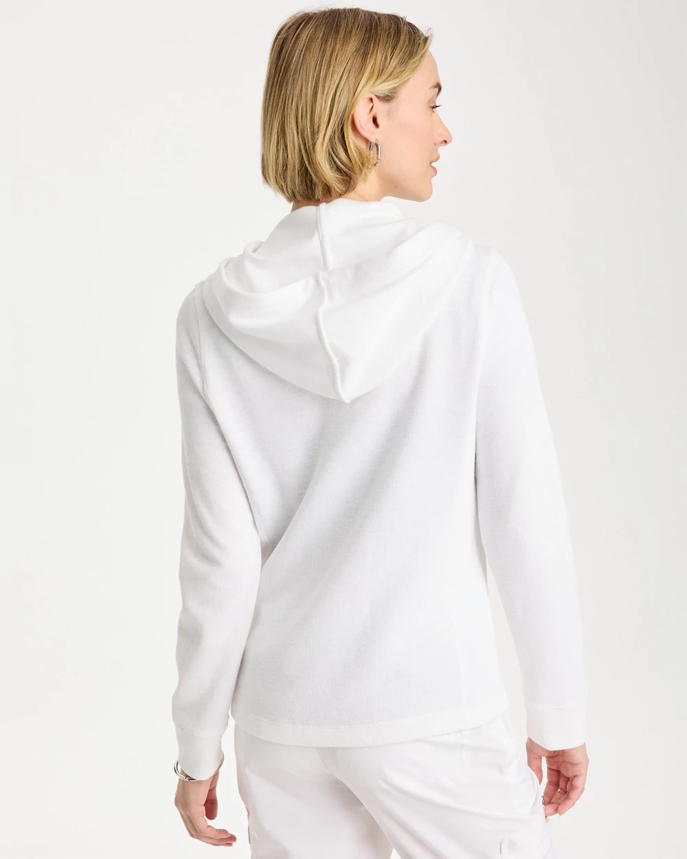 Chico's Zenergy® Beach Slub Zip-Front Hoodie