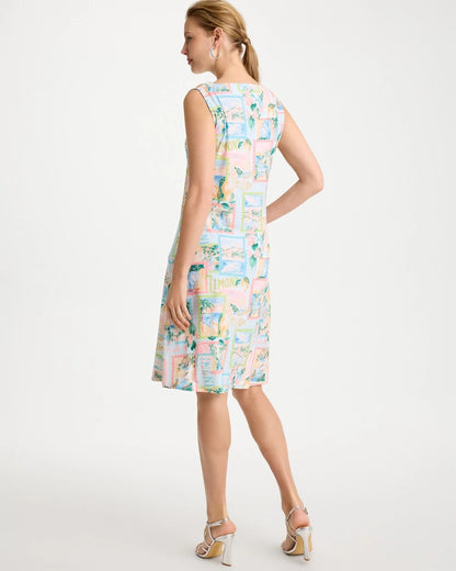 Chico's Jersey Knit Positano Shift Dress