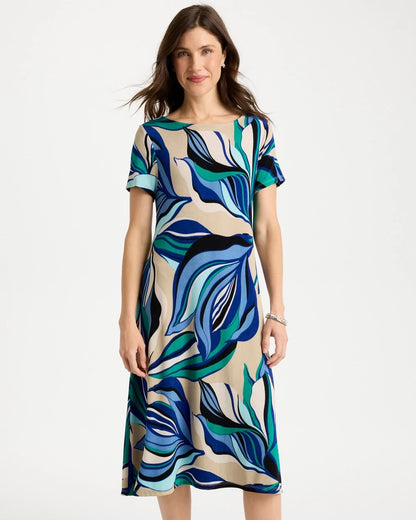 Chico's Travelers™ Marble Flora Swing Dress