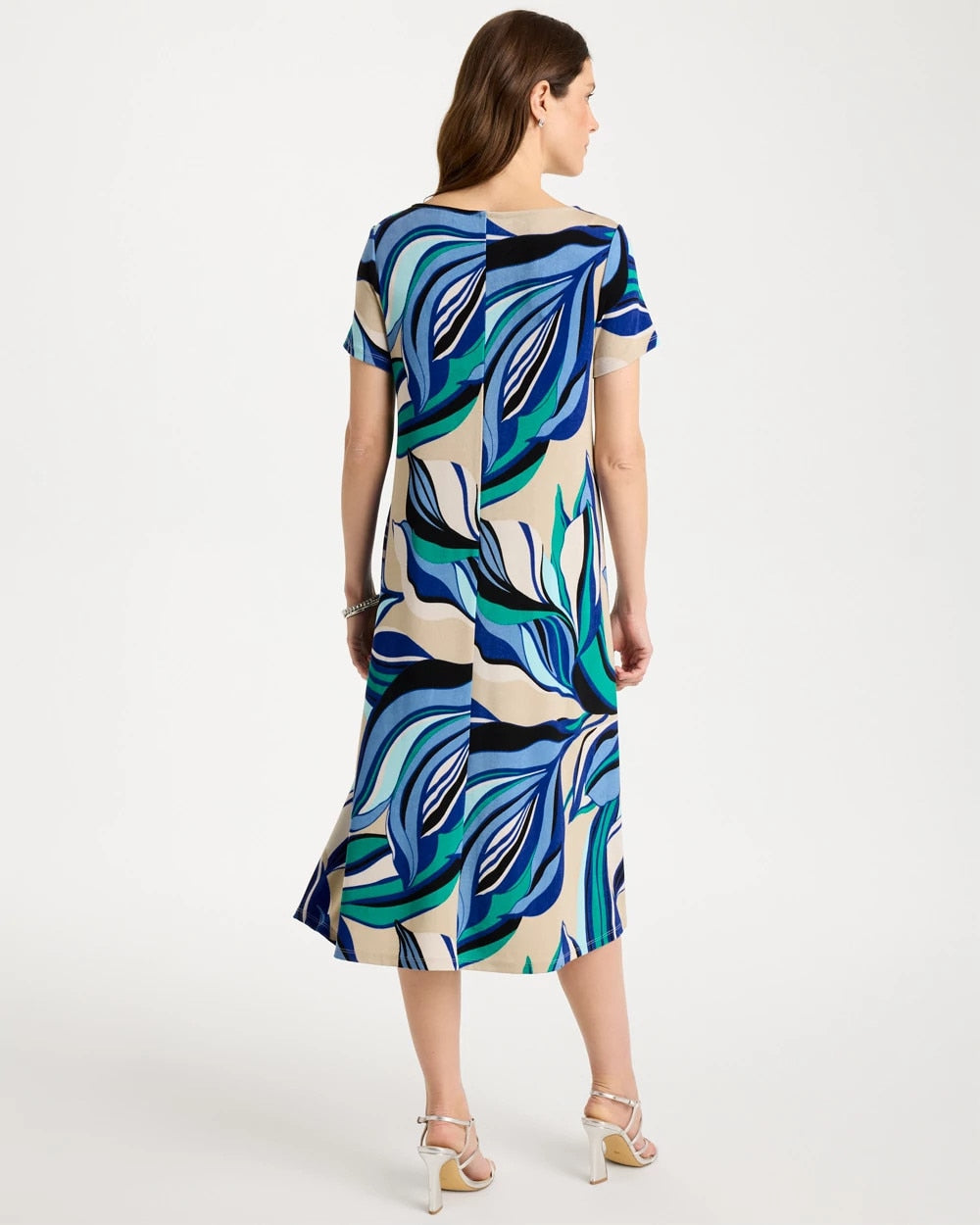 Chico's Travelers™ Marble Flora Swing Dress